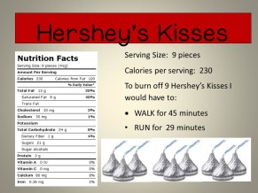 calories in hershey kiss with almond